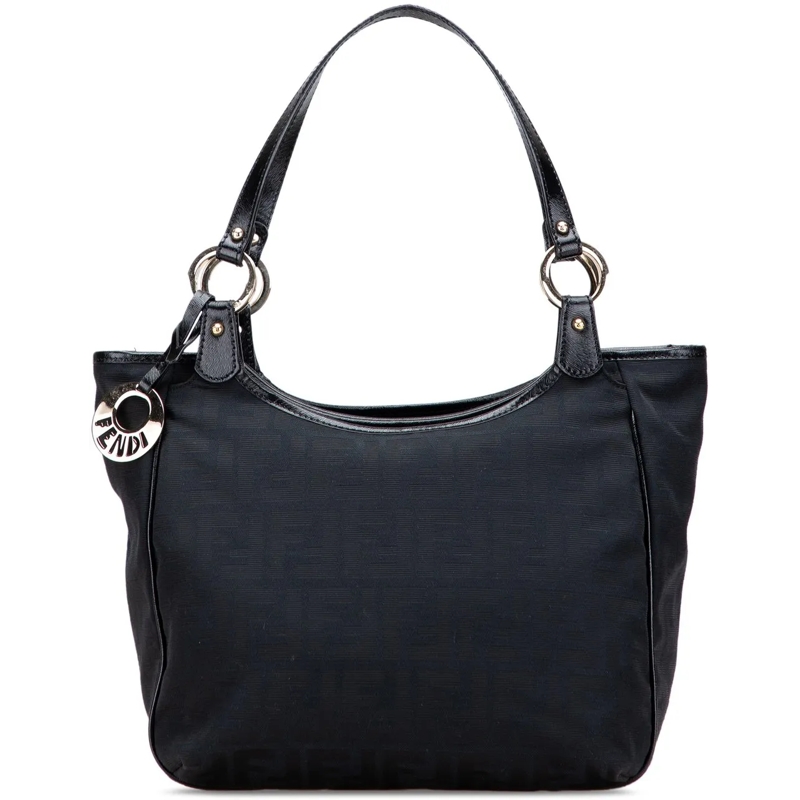 Fendi Shopper Zucca Canvas Chef Tote schwarz