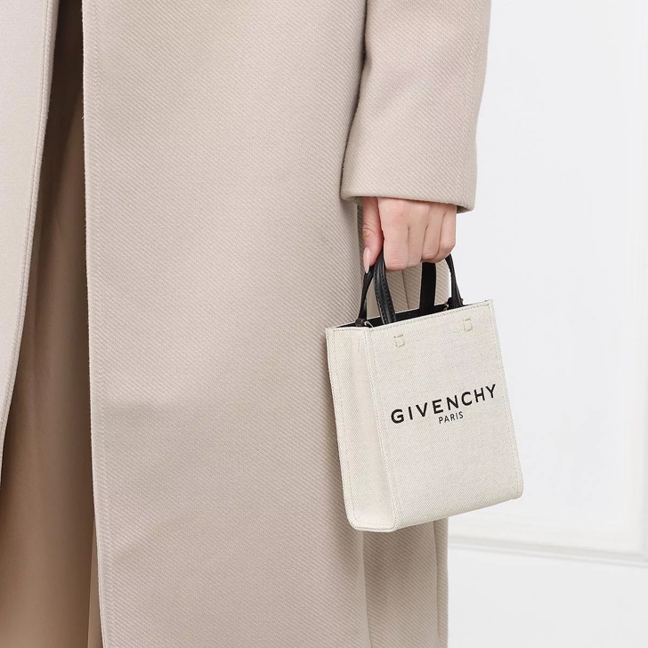 G Large Canvas Tote Bag in Beige - Givenchy