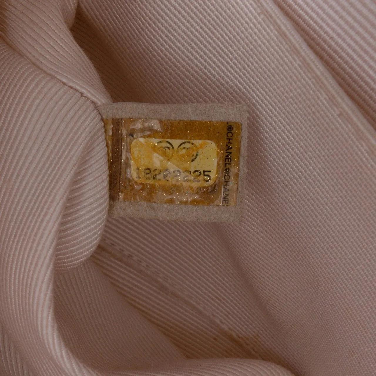 Thumbnail - Chanel Hobo Bags - Medium Classic Tweed Striped Ribbon Double Flap - Gr. unisize - in Schwarz - für Damen