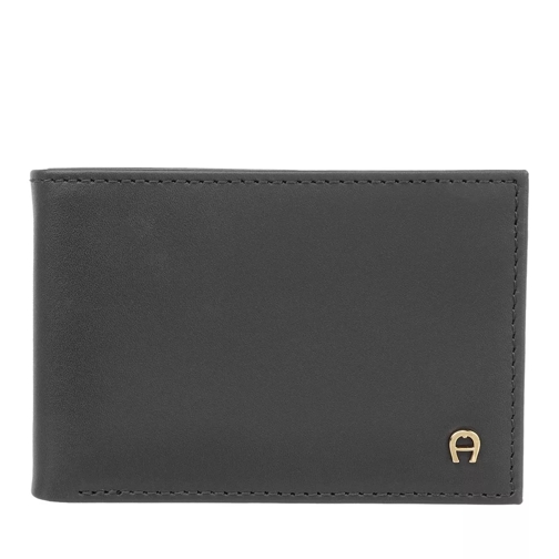 AIGNER Wallet Black Bi-Fold Portemonnaie