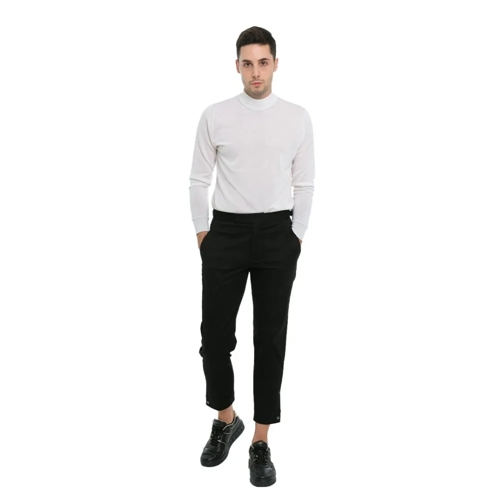 Neil Barrett  Black Pants With Button Details Black (Image 4)