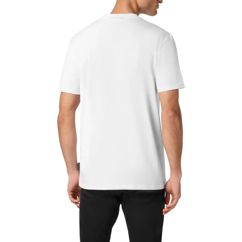 Philipp Plein T-Shirt T-Shirt Rundhalsausschnitt Ss Skull weiss(Image 2)