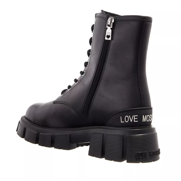 Moschino best sale combat boots