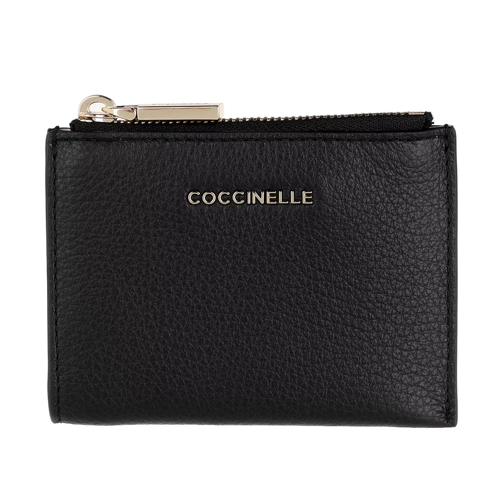 Coccinelle Document Holder Grainy Leather Noir Card Case