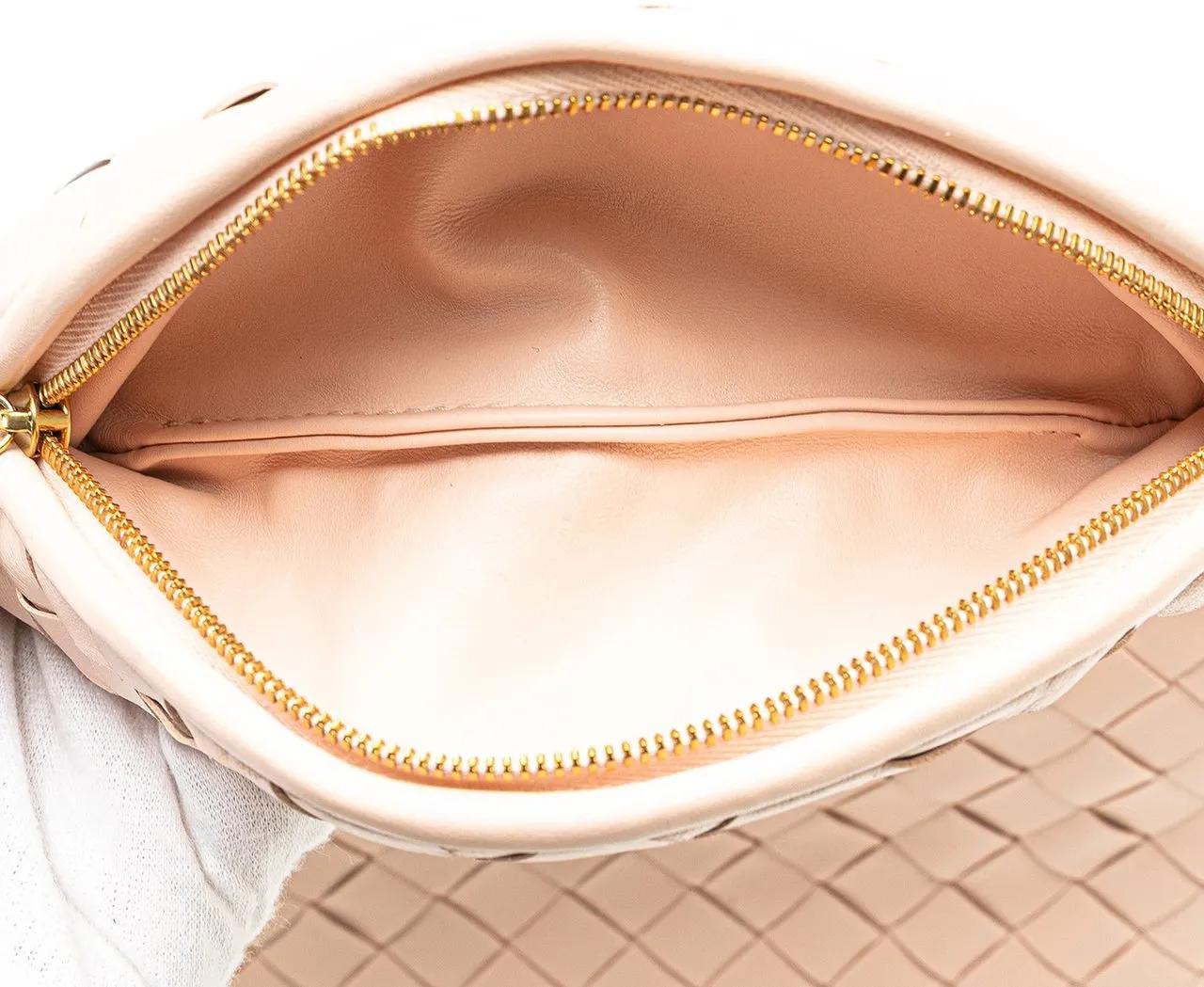 Thumbnail - Bottega Veneta Hobo Bags - Small Nappa Intrecciato Gemelli Hobo - Gr. unisize - in Gold - für Damen