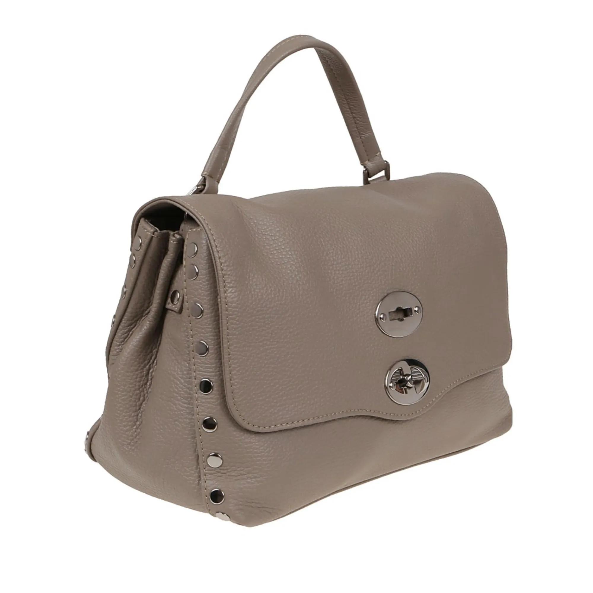 Zanellato Hobo bags Calf Leather Postina Daily Giorno S Bag in grijs