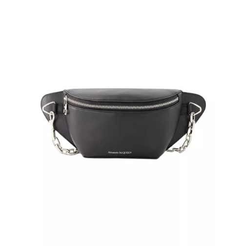 Alexander McQueen Leather Bag Black Sac à bandoulière