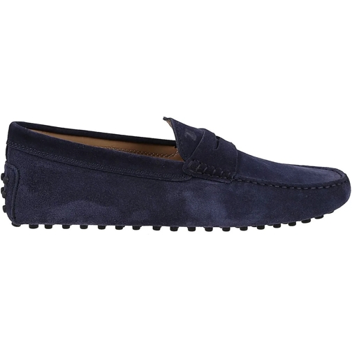 Tod's sneaker basse 64c New Rubber Loafers Blue blau