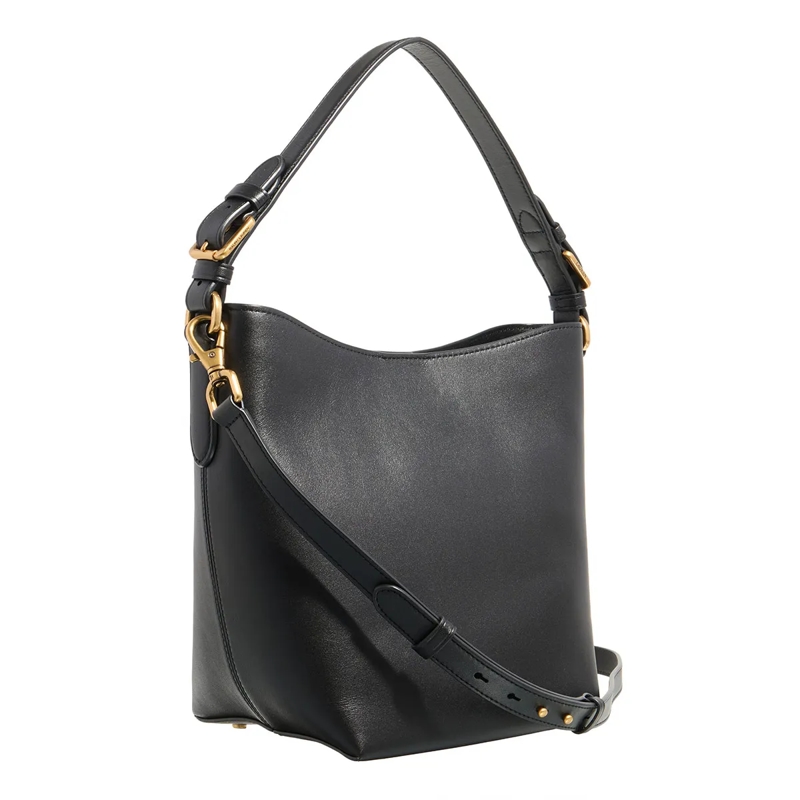 Lauren Ralph Lauren Bucket Bag Witley Md Bk-Bucket Bag-Medium Black(Image 4)