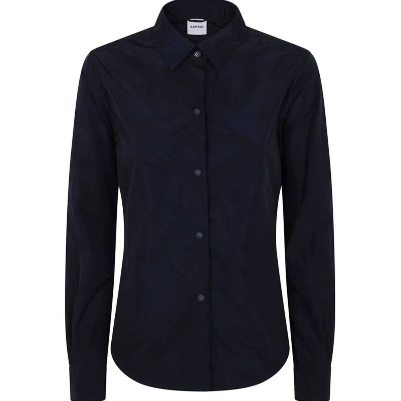 Aspesi Chemise Tailored Black Shirt Black