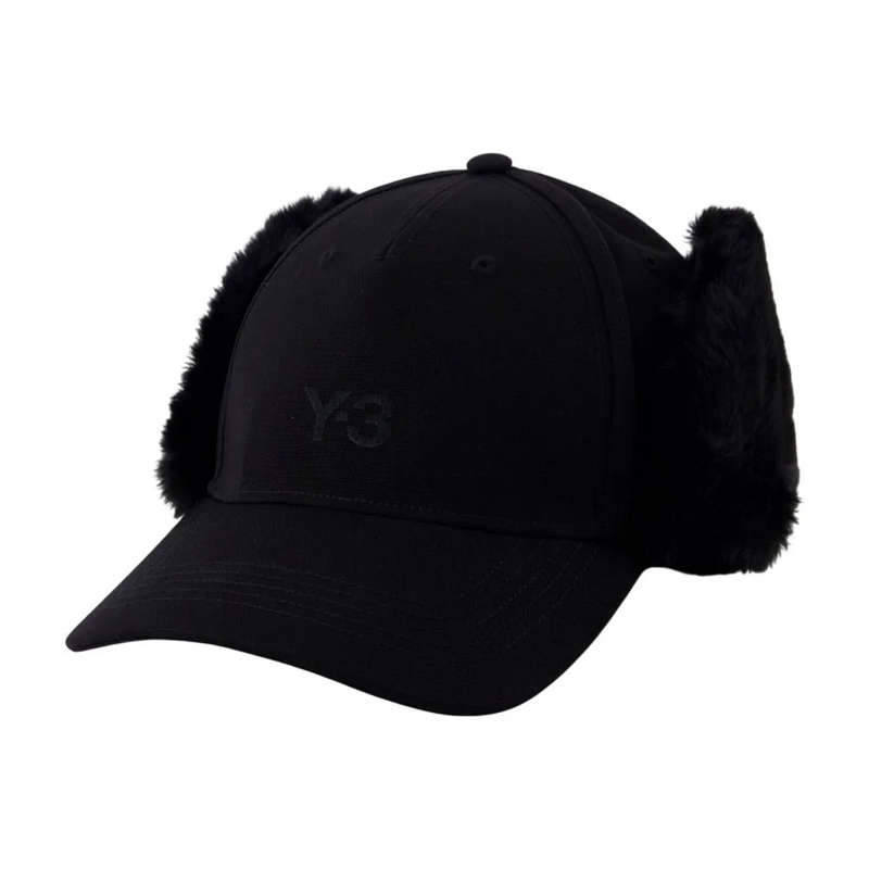 Y-3 Hoed Cap - Synthetic - Black Black