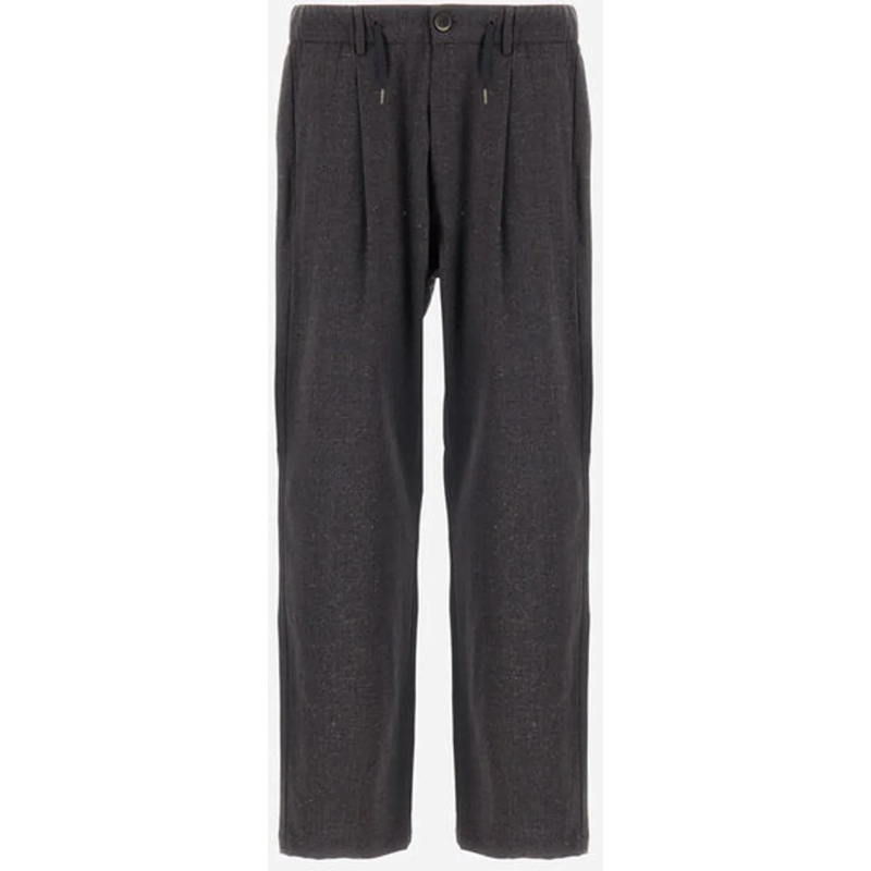 Herno Pantalon Trousers Grey grau