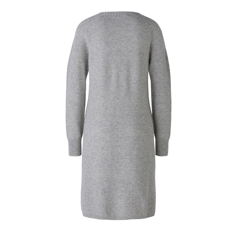 Oui Strickkleid Strickkleid hell-grau (Image 9)