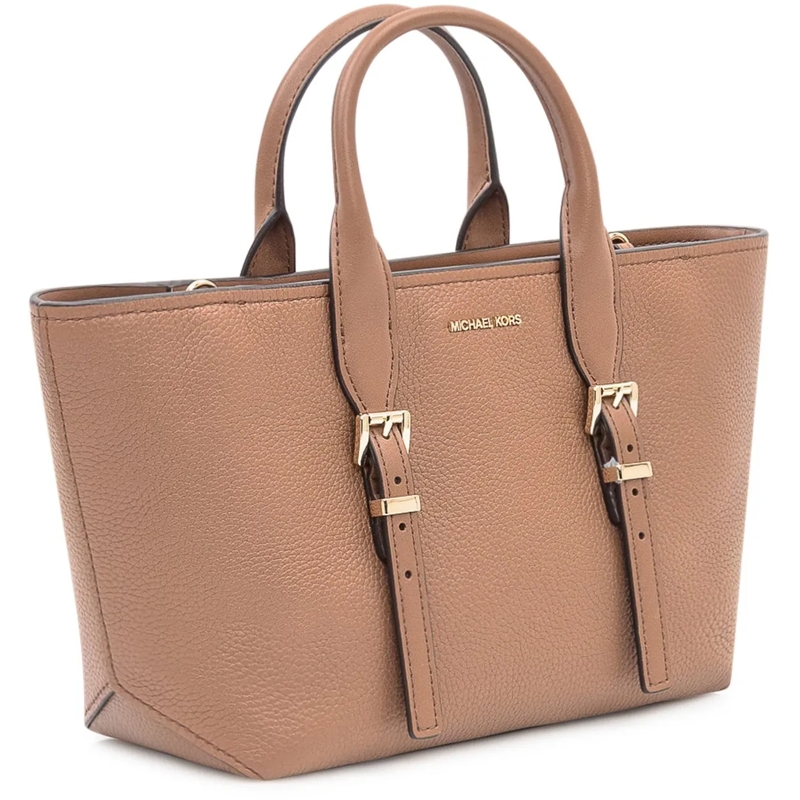 MICHAEL Michael Kors Tote Michael Kors Borsa Moore Satchel Marrone beige(Image 3)