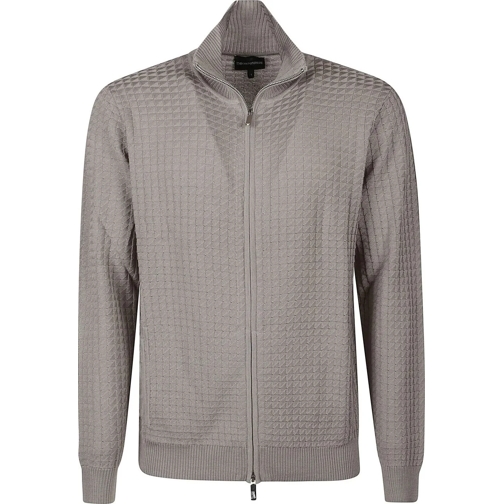 Emporio Armani  Full Zip Sweater Grey grau