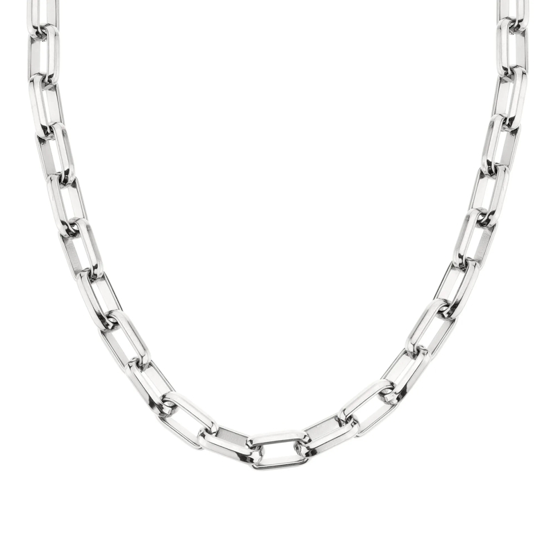 Liebeskind Berlin Mittellange Halskette Edelstahl Halskette silber