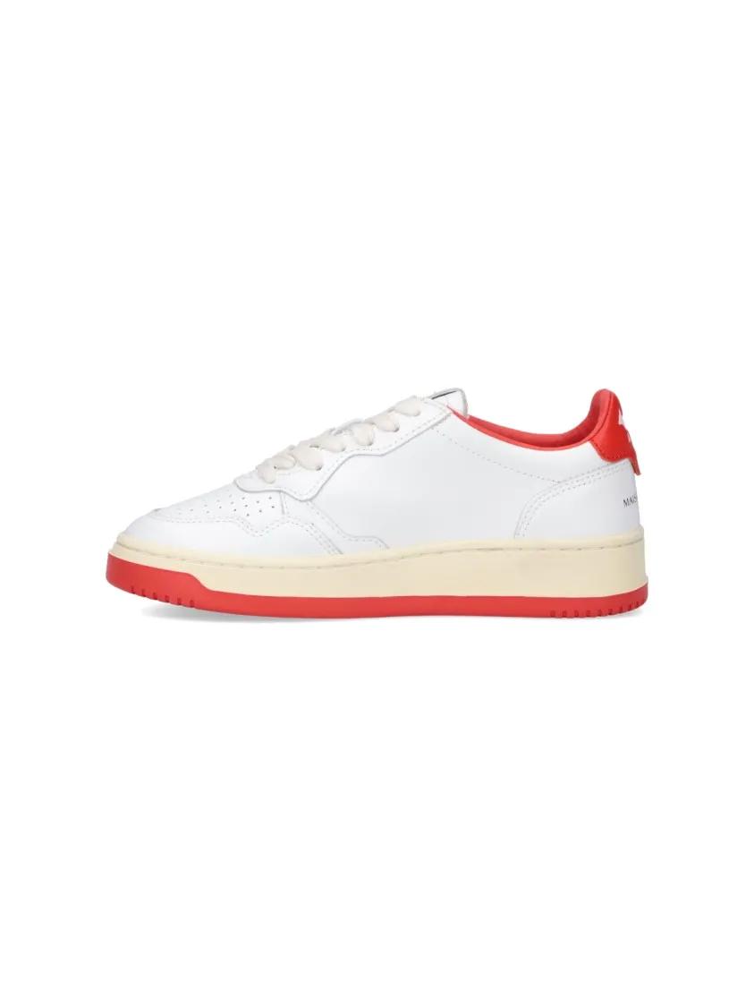 Thumbnail - Autry Low-Top Sneaker - White Leather "Medialist" Sneakers - Gr. 36 (EU) - in Weiß - für Damen