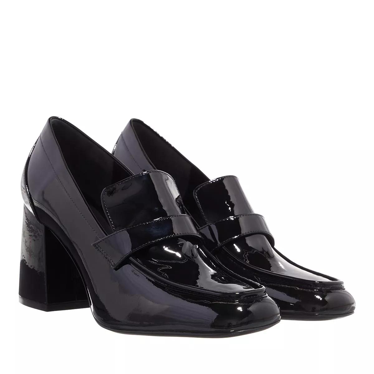 Stuart Weitzman Sleek 85 Loafer Black Pump 5942