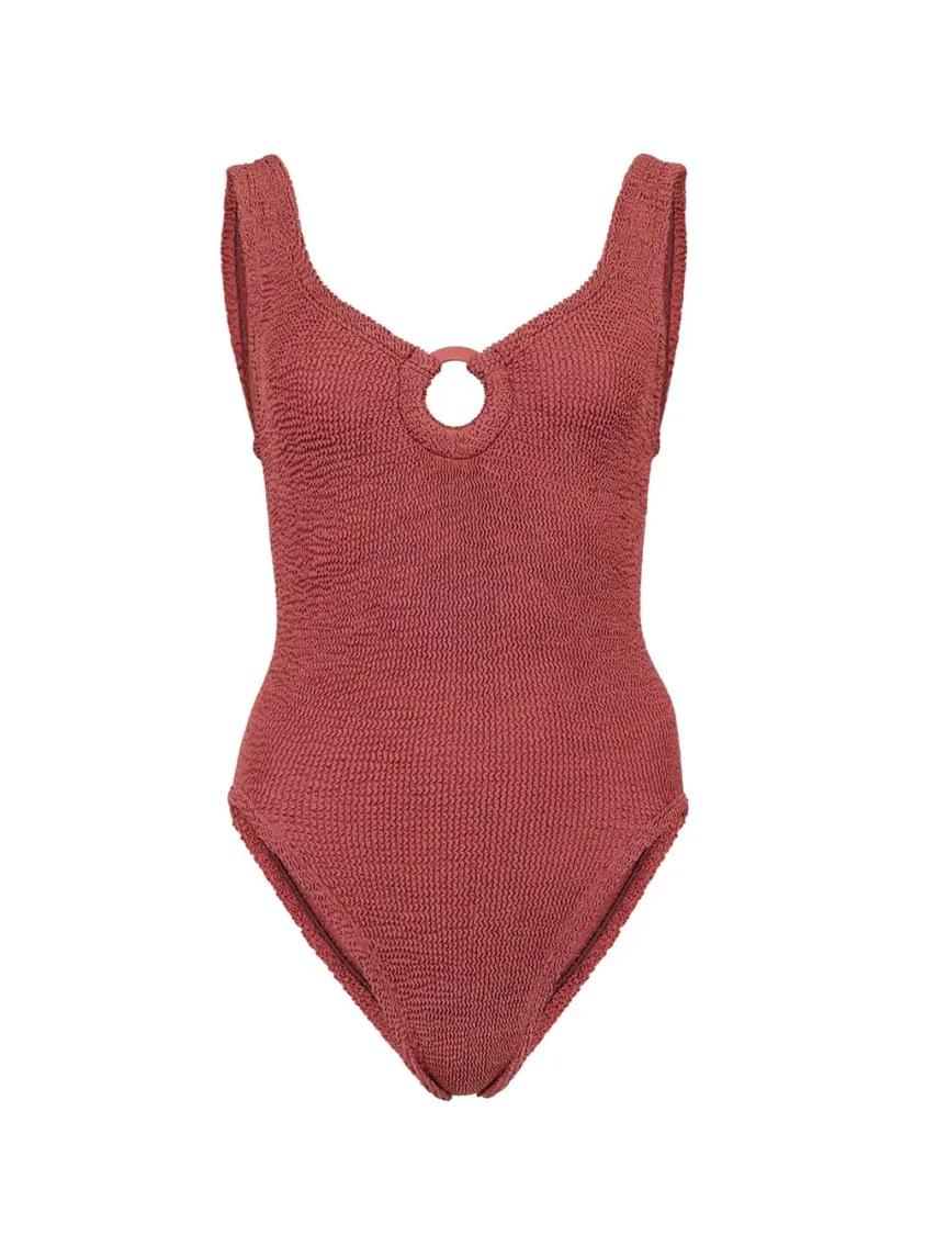 Hunza G - Celine One-Piece Swimsuit - Größe ONE SIZE - rot