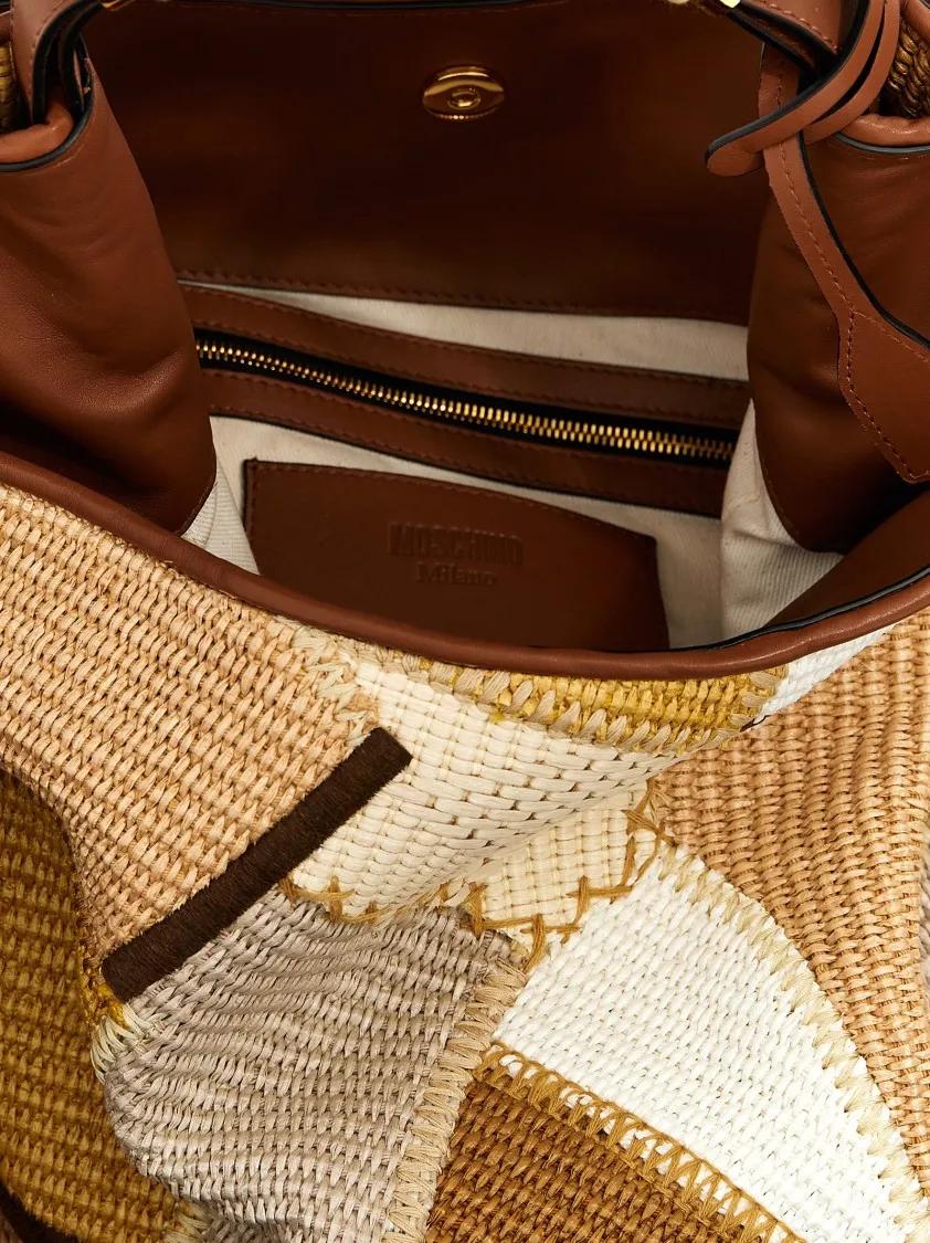 Moschino Shoppers & Totes 'Handle Me' Handbag in bruin