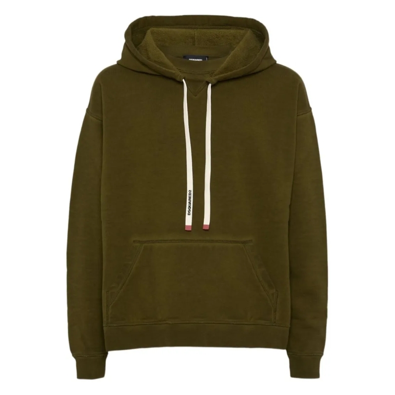 Dsquared2  Khaki Pull-Over Hoodie Black
