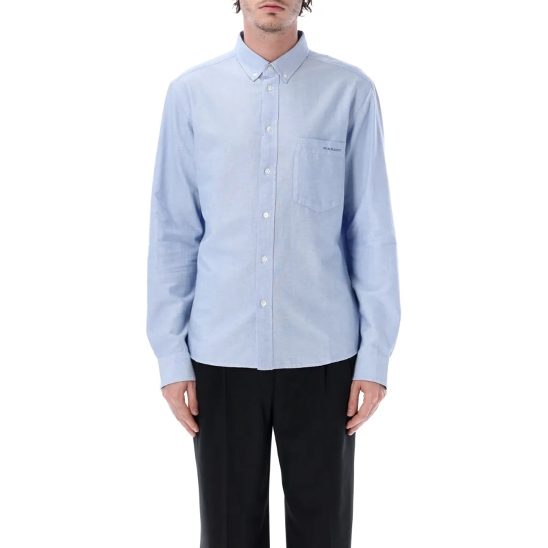 Isabel Marant Hemd Marant Jasolo Oxford Shirt Blue