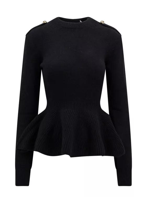 Wool And Cashmere Sweater Black
