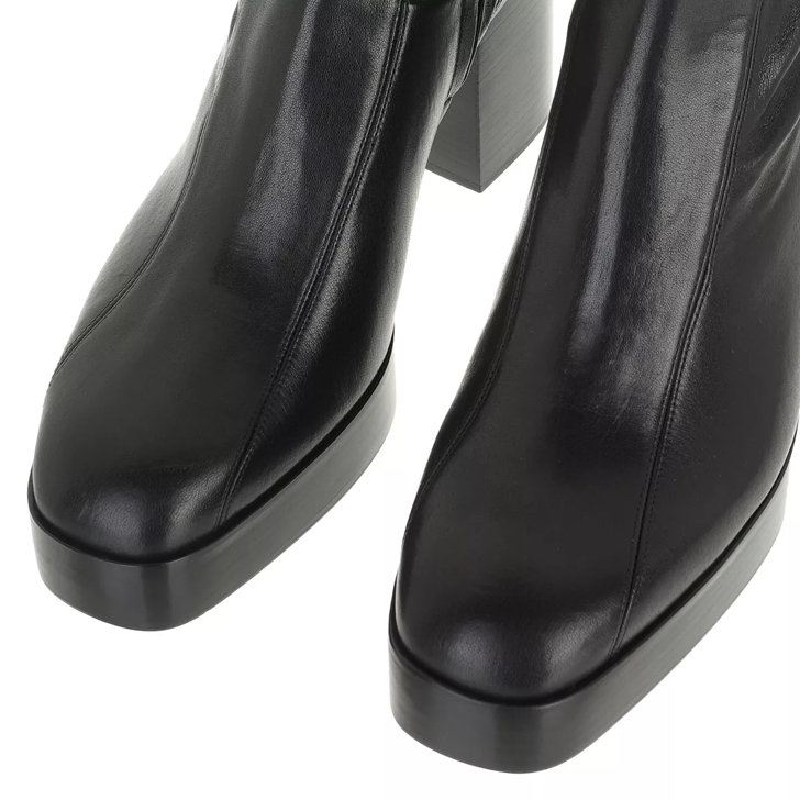 Chloe Heeled Ankle Boots Leather Black Stiefelette