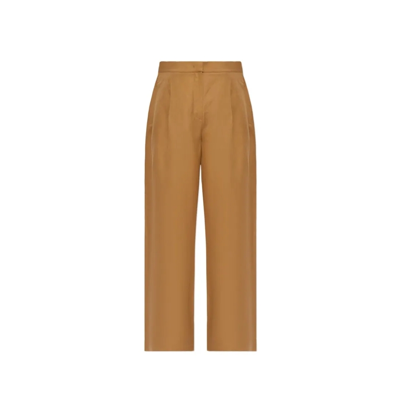 Max Mara  Wide Leg Colonia Trousers Brown