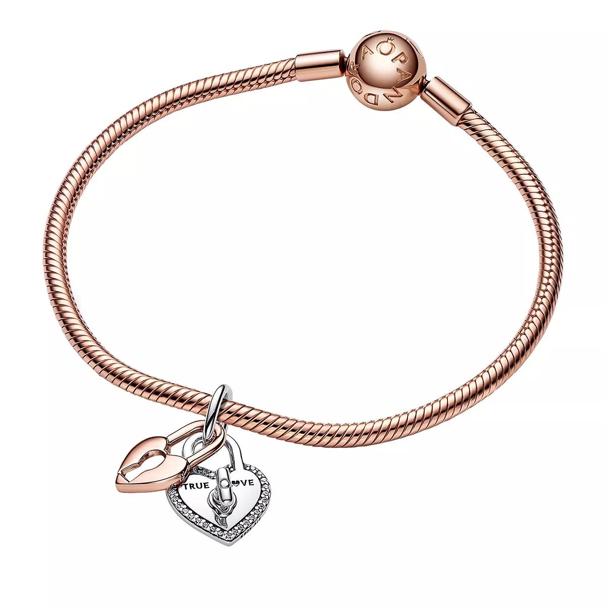 Pandora rose clearance gold padlock bracelet