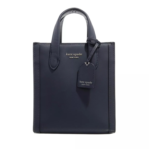 Kate Spade New York Manhattan Smooth Leather Blazer Blue Mini Bag