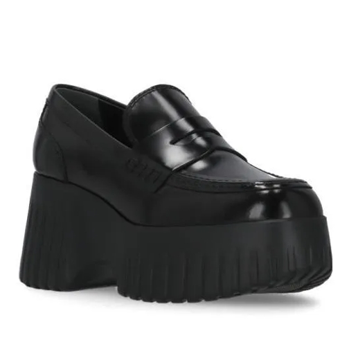 Hogan H-Stripes Loafers Black Ballerina