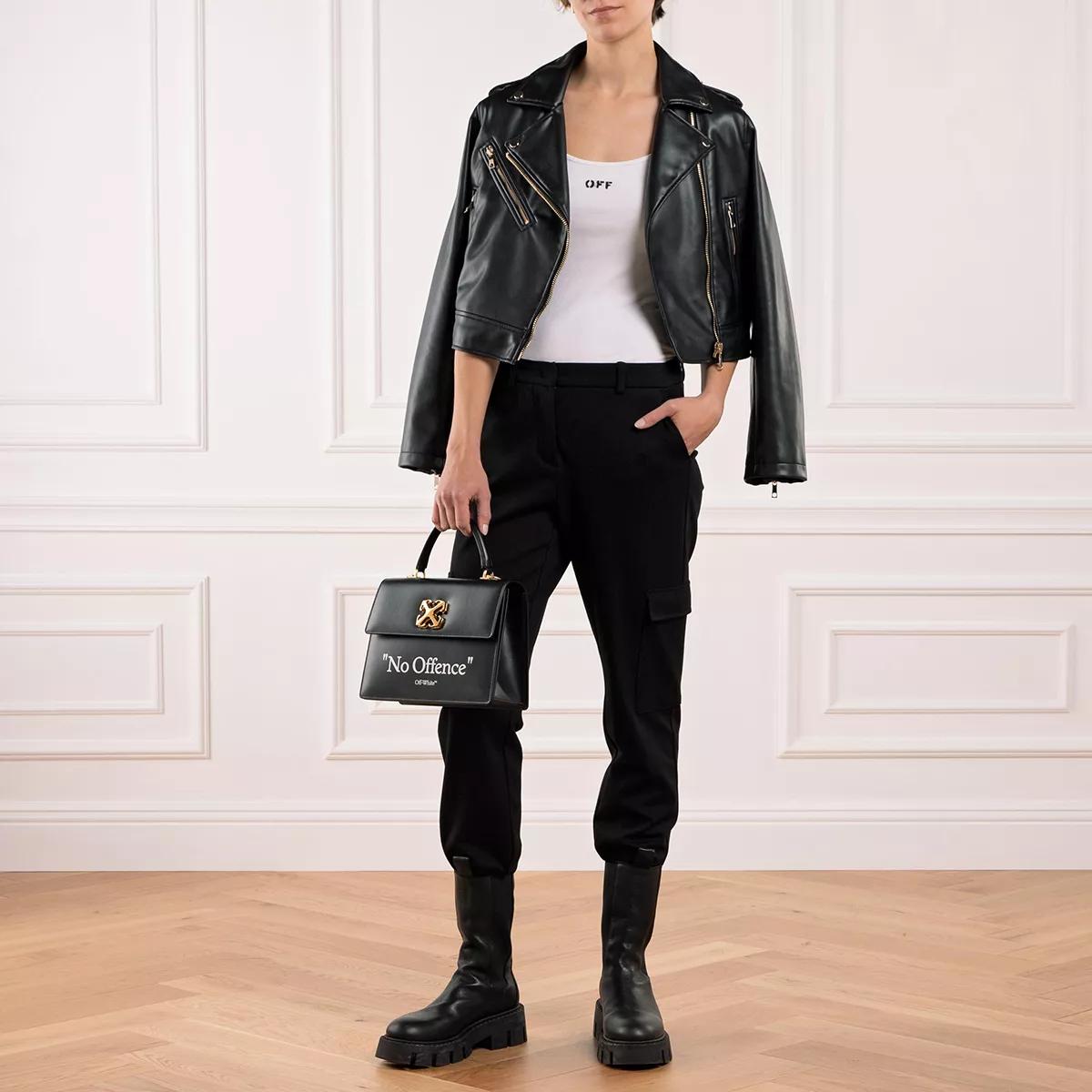 Off-White Totes & shoppers Jitney 2.8 Top Handle Quote in zwart