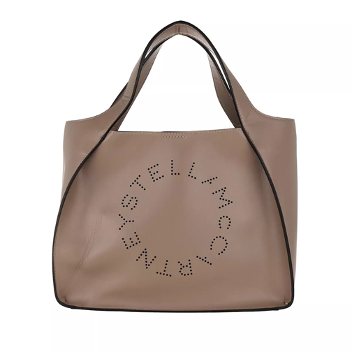 Stella McCartney Logo Crossbody Bag Eco Soft Moss Rymlig shoppingväska