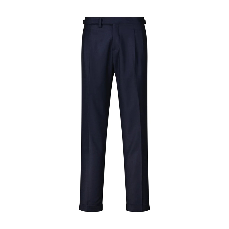 Briglia Casual broeken Regular-Fit Anzugshose aus Woll-Kaschmir-Mix Dunkelblau