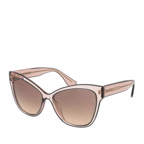 Miu Miu 0MU 08VS 01I0A5 Woman Sunglasses Core Collection Pink Transparent Solglasögon