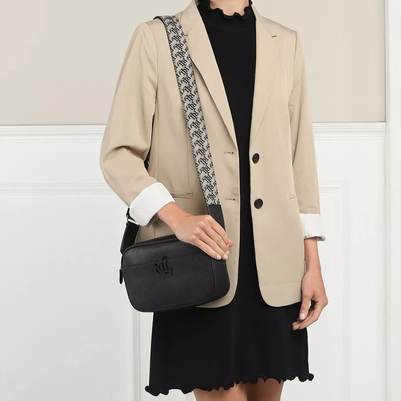 Lauren Ralph Lauren Camera Bag Carrie Crossbody Small Black(Image 2)
