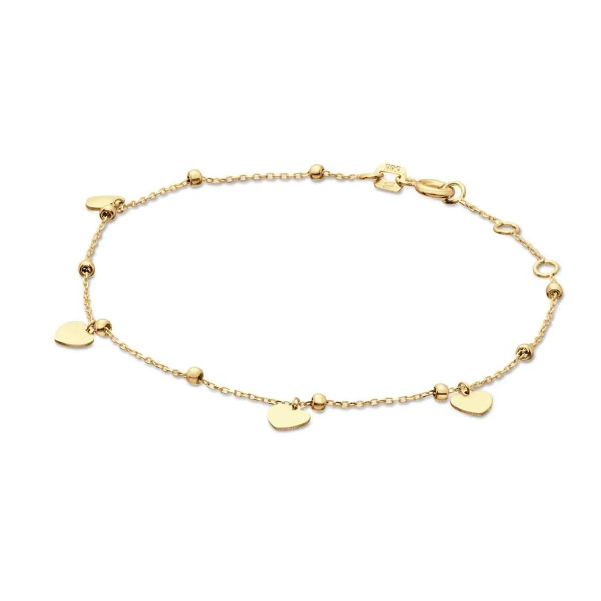 Jackie Gold Armband - Cuore 585 Gold Armband - Gr. ONE SIZE - in Gold - für Damen