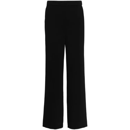 P.A.R.O.S.H. Black Straight Leg Pants Black 