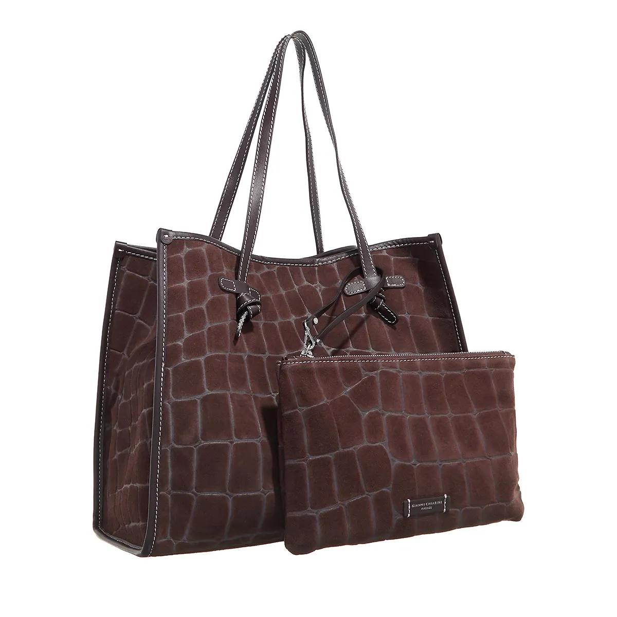 Gianni Chiarini Shoppers Marcella Tote Bag in bruin