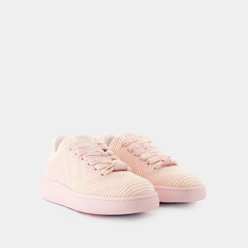 Burberry Low-Top-Sneaker Lf Box Knit Sneakers - Synthetic - Pink Neutrals(Image 4)