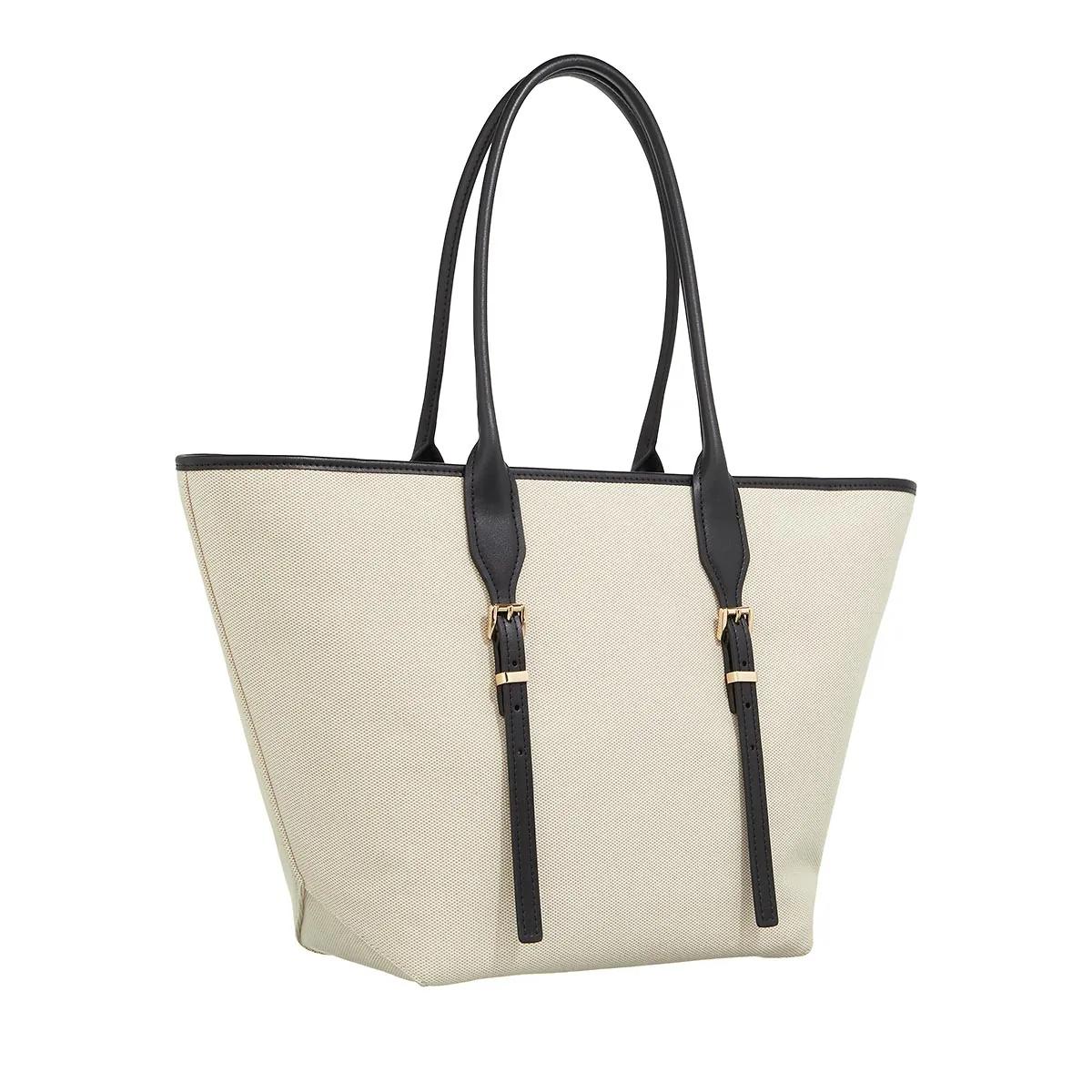 Michael Kors Shoppers & Totes Lg Buckle Tote in beige