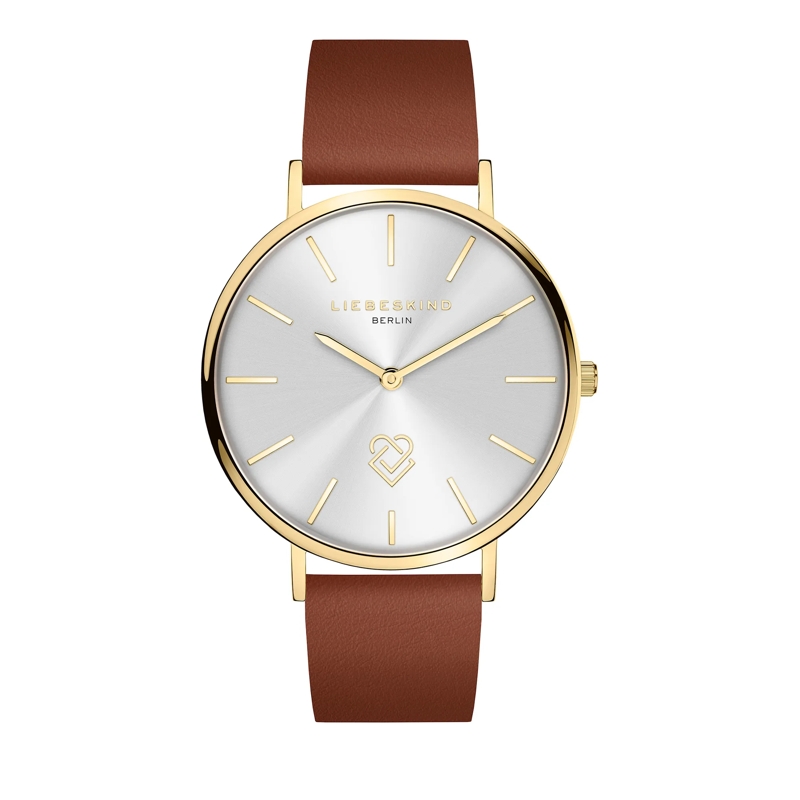 Liebeskind Berlin Automatikuhr Echtleder Keep Loving braun