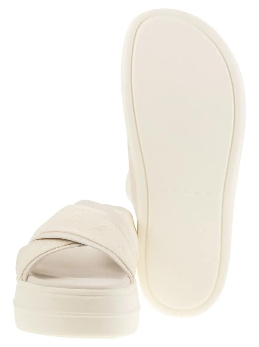 Thumbnail - Hogan Sandalen - H680 - Skyscraper Sandals - Gr. 39 (EU) - in Beige - für Damen