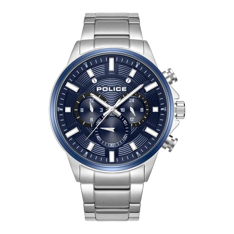 Police Automatikuhr Quarzuhr Kismet silber