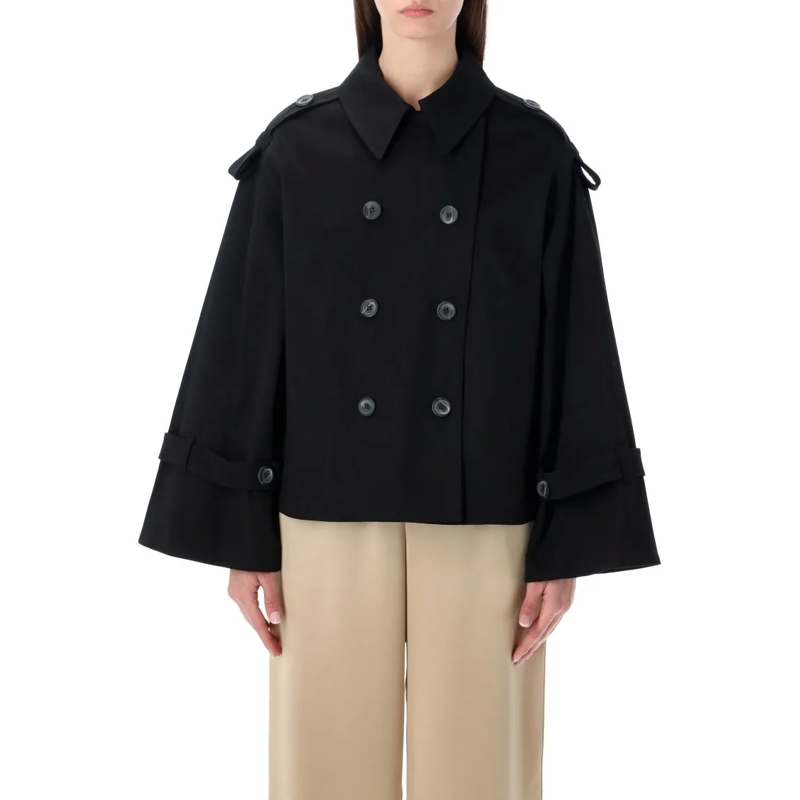 By Malene Birger  Alisandra Oversized Trench Jacket Black