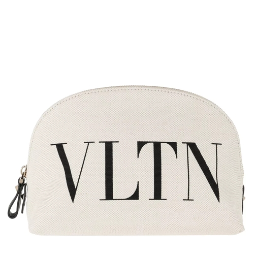 Valentino Garavani VLTN Beauty Case Natural/Black Make-Up Bag