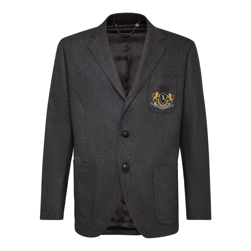 BILLIONAIRE Blazer Blazer Lion dunkel-grau