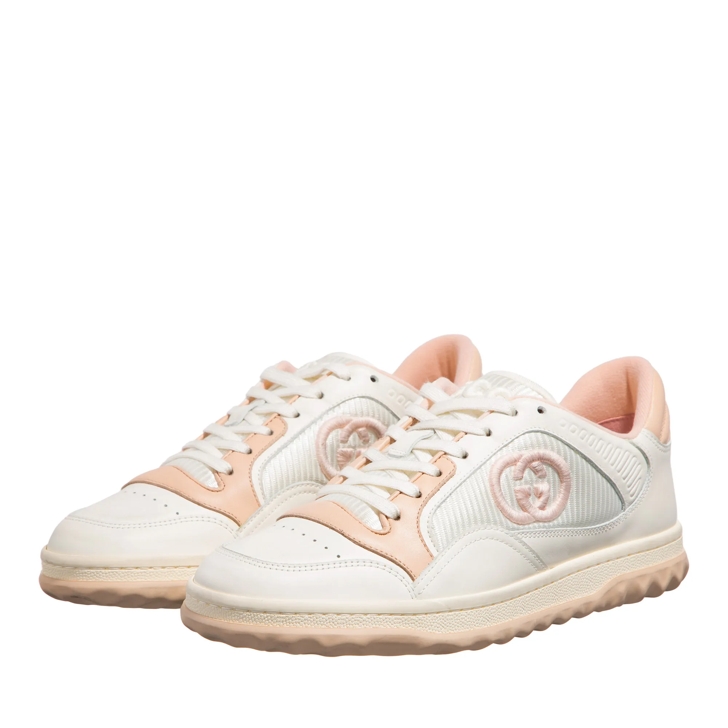 Gucci Low Top Trainers White Pink Low Top Sneaker