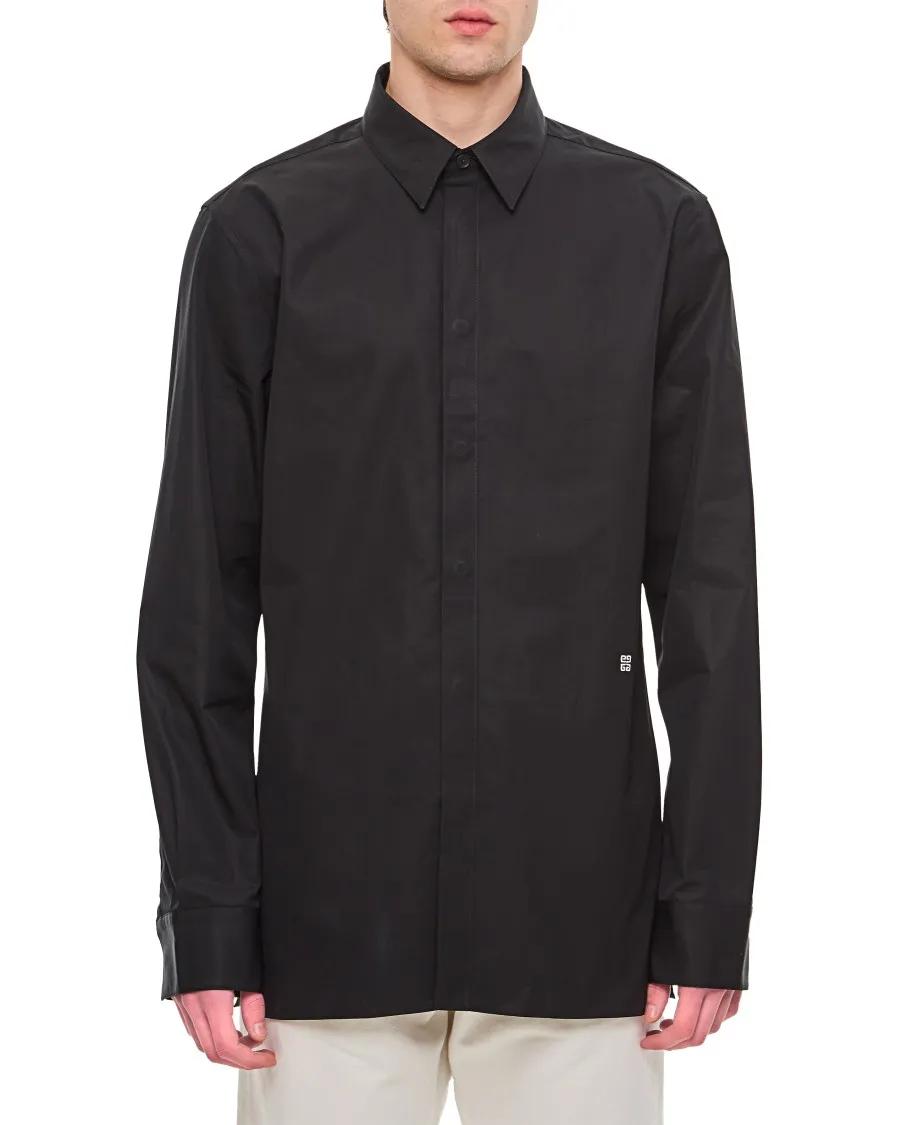 Givenchy - Cotton Shirt - Größe 41 - schwarz